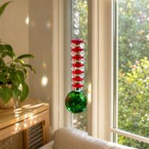 Cristal Suncatcher Jardim Feng Shui Verde Cristal Suncatcher Jardim Feng Shui Verde