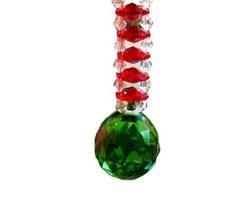 Cristal Suncatcher sala quarto jardim Feng Shui Verde