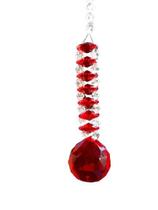 Cristal Suncatcher sala quarto jardim Feng Shui Vermelho