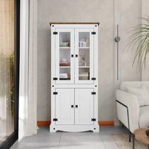 Cristaleira 04 Portas em Madeira Maciça