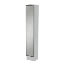Cristaleira 1 Porta Reflecta 35cm Nara CabeCasa MadeiraOriginals Cinza Claro