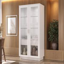 Cristaleira 2 Portas 1 Gaveta com Led 8600