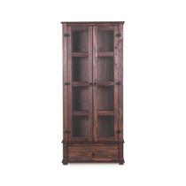 Cristaleira 2 Portas 1 Gaveta D106VL Imbúia