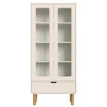 Cristaleira 2 Portas 180X80 cm Pes Madeira Maciça 28105 Artesano Cristaleira 2 Portas 180X80 cm Pes Madeira Maciça 28105 Artesano