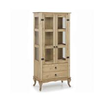 Cristaleira 2 Portas 2 Gavetas D112VL Mel