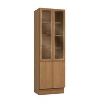 Cristaleira 4 Portas com Vidro e Fita Led 70cm Ciela