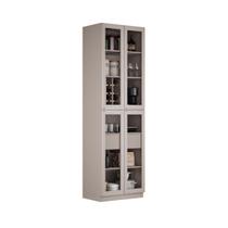 Cristaleira 4 Portas em Vidro Essence 230cm - Itatiaia Cristaleira 4 Portas em Vidro Essence 230cm - Itatiaia