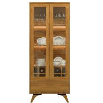 Cristaleira Adega Reflecta 2 Portas de Vidro c/ LED - Mavaular