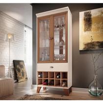 Cristaleira Ambiente Ópera Off White Nature HB Móveis Cristaleira Ambiente Ópera Off White Nature HB Móveis