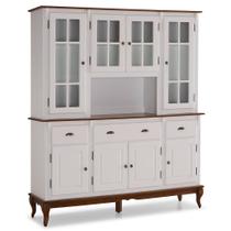 Cristaleira Arca e Oratório Hannover 8 Portas 3 Gavetas com Nicho Central e Pés Luiz XV 60807 Linz Móveis