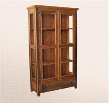 Cristaleira Armario 1m 2 Portas 1 Gaveta Madeira de Demolição Cristaleira Armario 1m 2 Portas 1 Gaveta Madeira de Demolição