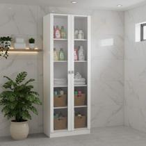 Cristaleira/Armário Multiuso 171cm com 2 Portas de vidro AM3112 Tecnomóbili