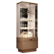 Cristaleira Aura 2 Portas de Vidro e 1 Gaveta - HB Móveis Cristaleira Aura 2 Portas de Vidro e 1 Gaveta - HB Móveis