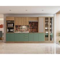 Cristaleira Botanic 2 PT 1 GV Nogueira e Verde Oliva