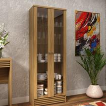 Cristaleira Com 2 Portas Em Vidro Cr6002