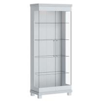 Cristaleira Cristal Branco Acetinado - Imcal Cristaleira Cristal Branco Acetinado - Imcal