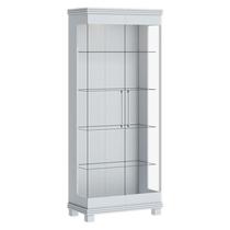 Cristaleira Cristal Branco Acetinado - Imcal Cristaleira Cristal Branco Acetinado - Imcal