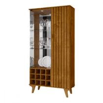 Cristaleira De 2 Portas Elba Naturalle Bechara Naturalle