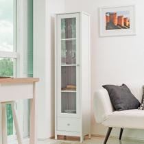 Cristaleira Ditália 1 Porta de Vidro 1 Gaveta E-962 Cozy Cristaleira Ditália 1 Porta de Vidro 1 Gaveta E-962 Cozy