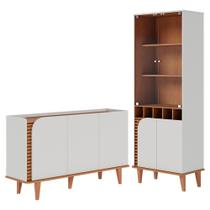 Cristaleira e Balcão Buffet Jurere Colibri Cristaleira e Balcão Buffet Jurere Colibri