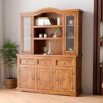 Cristaleira Em Madeira 5 Portas 3 Gavetas 153 X 196 Cm Carvalho Rústico Elliottiis Cristaleira Em Madeira 5 Portas 3 Gavetas 153 X 196 Cm Carvalho Rústico Elliottiis