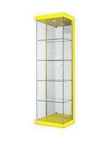 Cristaleira em vidro Amarelo Laca