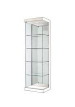 Cristaleira em vidro Glass iluminação led montada Cristaleira em vidro Glass iluminação led montada