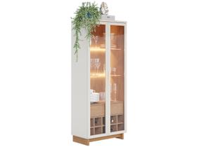 Cristaleira Guanabara Off White Freijó Colibri