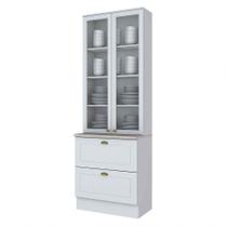 Cristaleira Henn Americana 2 Portas 2 Gavetas Sd C357-05 Branco Cristaleira Henn Americana 2 Portas 2 Gavetas Sd C357-05 Branco