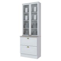 Cristaleira Henn Americana 2 Portas 2 Gavetas SD C357-05