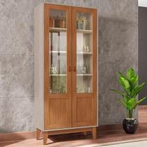 Cristaleira lyra 1,81 cm altura casa d off/cedro