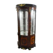 Cristaleira Meia Lua Classico Europeu Fundo Espelhado Luxo