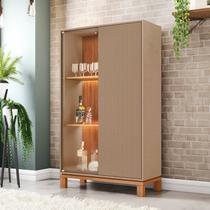 Cristaleira Mondrian 2 Portas com Led