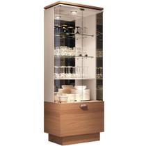 Cristaleira Nicho Adega Led B01 Nature Off White