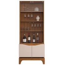 Cristaleira Para Sala de Jantar Bar Adega 2 Portas Clarice D05 Freijó Off White - Lyam Decor Cristaleira Para Sala de Jantar Bar Adega 2 Portas Clarice D05 Freijó Off White - Lyam Decor