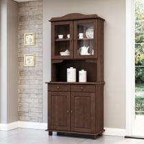 Cristaleira Rústica 100% Madeira Maciça 4 Portas para sala de Jantar Linha Rubi Cristaleira Rústica 100% Madeira Maciça 4 Portas para sala de Jantar Linha Rubi