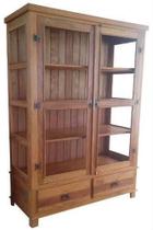 Cristaleira Rústica Grécia em Madeira de Demolição - Cód 1858 Cristaleira Rústica Grécia em Madeira de Demolição - Cód 1858