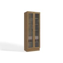 Cristaleira Sala Jantar Botanic M628 c/ 2 Portas de Vidro e 1 Gaveta 50cm Nogueira/Fendi - Kappesberg Cristaleira Sala Jantar Botanic M628 c/ 2 Portas de Vidro e 1 Gaveta 50cm Nogueira/Fendi - Kappesberg