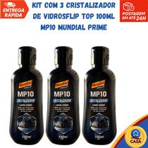 Cristalizador de VIdros Flip Top 100ml MP10 Mundial Prime - Kit com 3 unidades Cristalizador de VIdros Flip Top 100ml MP10 Mundial Prime - Kit com 3 unidades