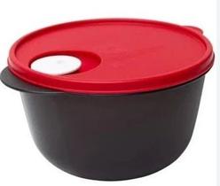 Cristalwave 1,5 litros Geração I Preta tampa Vermelha Tupperware