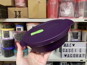 Cristalwave Redondo Geração II 1 Litro Berinjela - Tupperware Cristalwave Redondo Geração II 1 Litro Berinjela - Tupperware