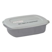 Cristalwave Retangular com Divisórias - 1 Litro - 100% Caseira Cristalwave Retangular com Divisórias - 1 Litro - 100% Caseira