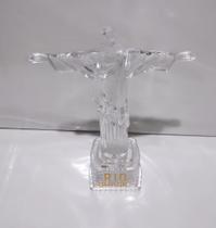 Cristo Redentor de acrílico com luz sem o pão