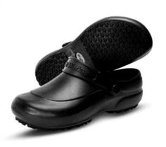 Croc EVA Preto Soft Works BB60 Antiderrapante - Calçado Ocupacional Unissex