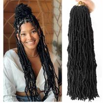 Crochê Faux Locs Hair Mytarku, 24 polegadas, encaracolado, ondulado, pacotes com 7 Crochê Faux Locs Hair Mytarku, 24 polegadas, encaracolado, ondulado, pacotes com 7