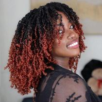 Crochê Hair Aksice Yanky Twist, 8 polegadas, 8 pacotes para mulheres