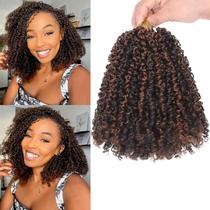 Crochet Braiding Hair COOKOO Yanky Twists 20 cm 8 unidades para mulheres Crochet Braiding Hair COOKOO Yanky Twists 20 cm 8 unidades para mulheres