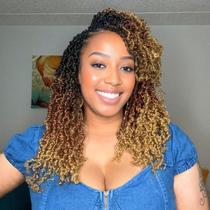 Crochet Hair Aksice Yanky Twist 14 polegadas, 8 pacotes para mulheres