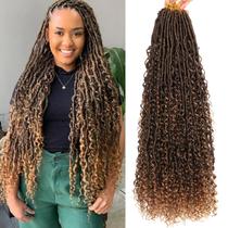 Crochet Hair AMUMI Goddess Locs, 24 polegadas, 8 pacotes para mulheres negras Crochet Hair AMUMI Goddess Locs, 24 polegadas, 8 pacotes para mulheres negras