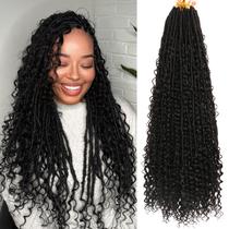 Crochet Hair AMUMI Goddess Locs, 30 polegadas, 8 pacotes para mulheres negras Crochet Hair AMUMI Goddess Locs, 30 polegadas, 8 pacotes para mulheres negras